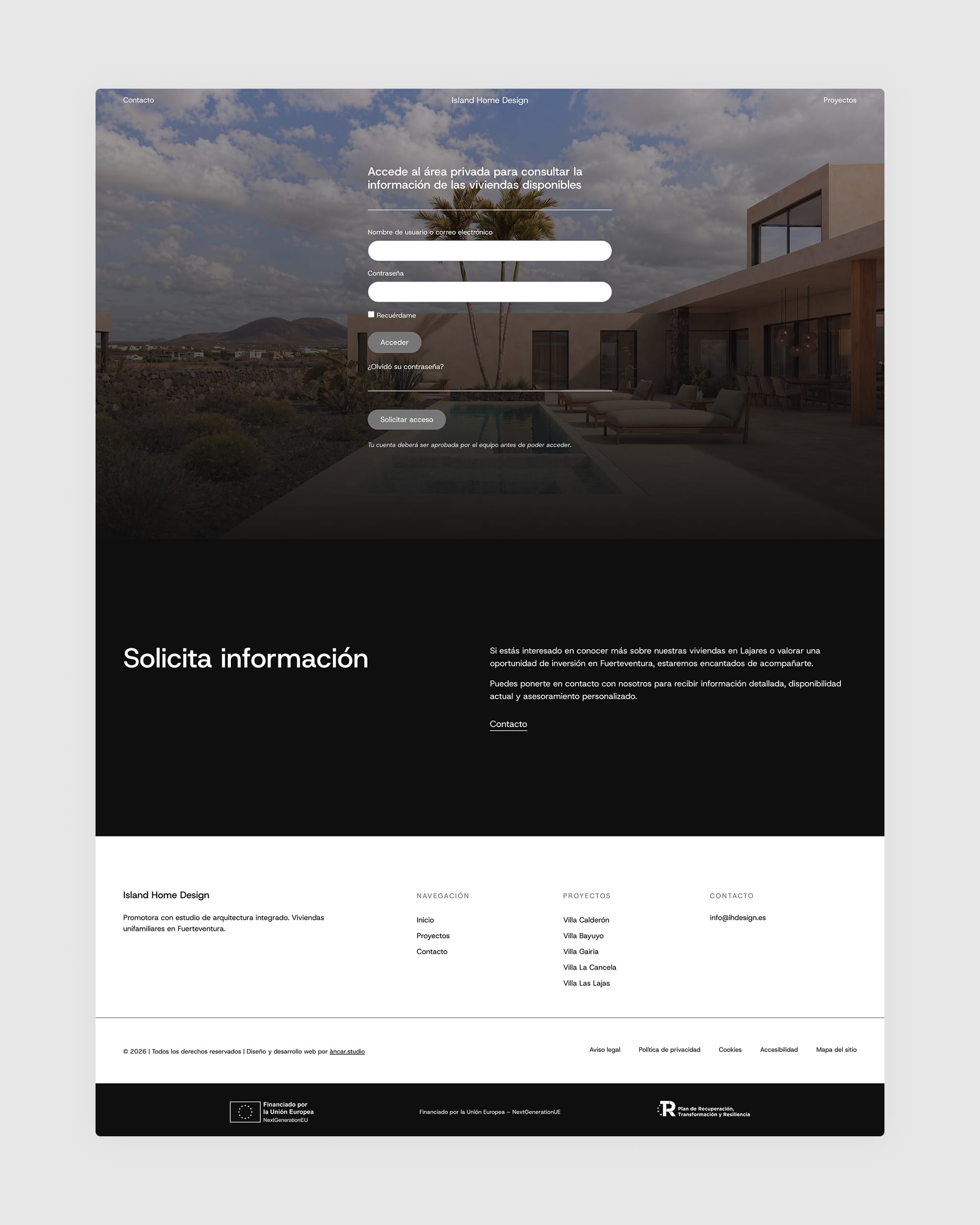 Island Home Design | Àncar Studio
